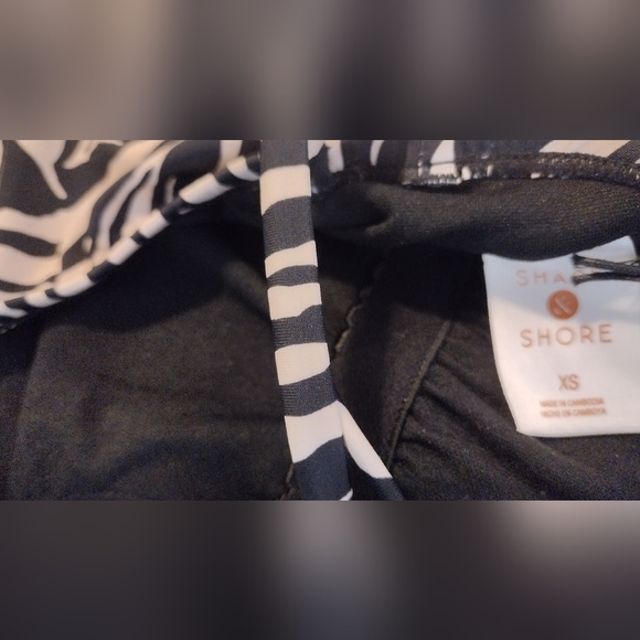 Shade & Shore Zebra Animal print one piece swimsuit - Picture 2 of 9